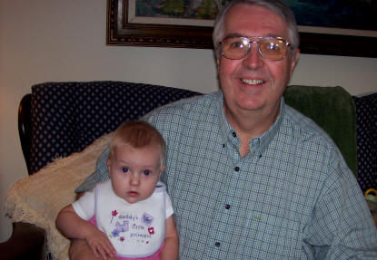 Violette and Papa (August 31, 2010)
